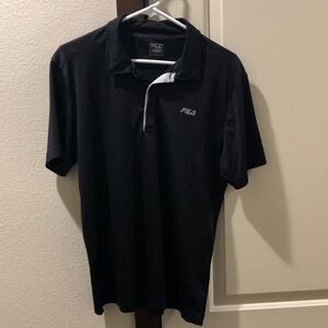 Fila Men's Polo Shirt in Black
